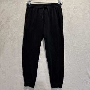 Lululemon Mens Medium Black Soft Jersey Jogger Zip Pocket Performance Activewear